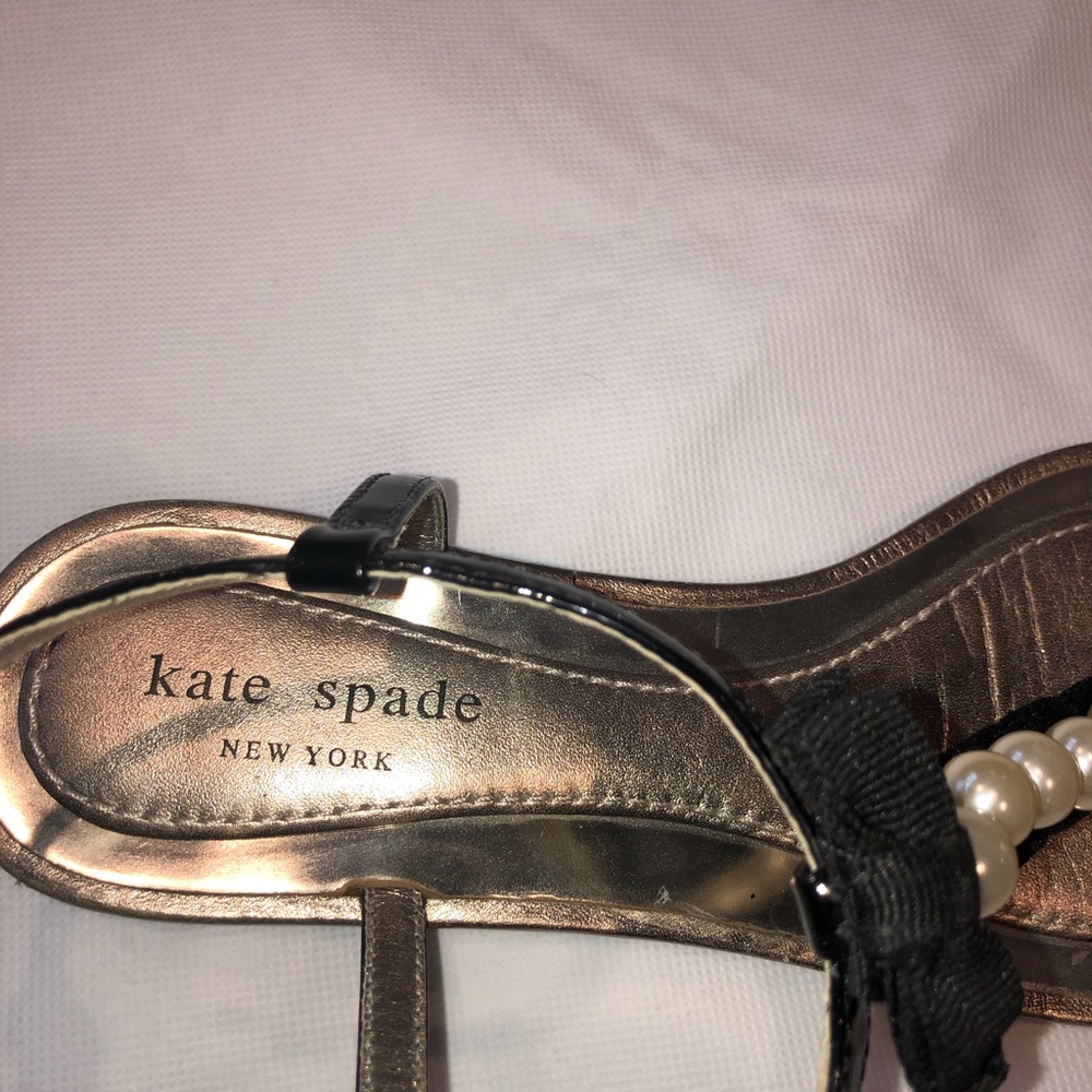 Kate Spade pearl and black Sandal - Picture 7 of 10